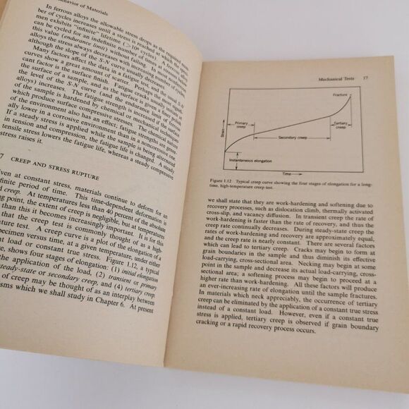 1964 Structure and Properties of Materials Vol III Mechanical Behaviour Book - Picture 5 of 9